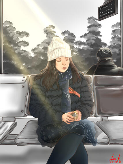 Title: Unable to See the Beauty Within, Medium: Made in ClipStudioPaint, Size: 2048x2732px