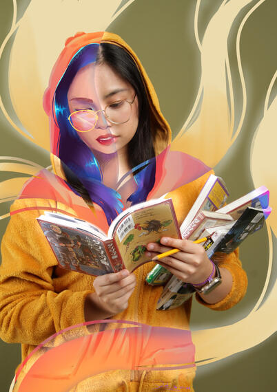 Title: Inspiration, Medium: Made in ClipStudioPaint, Size: 2024x2866px (B4)